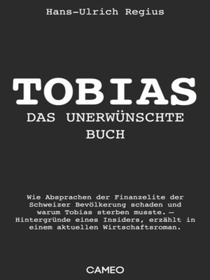 cover image of Tobias